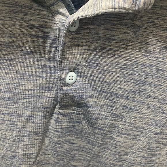 Lululemon Metal vent tech Heathered blue Polo Shirt - Picture 3 of 9